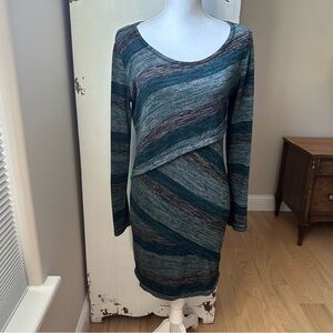 Striped Long Sleeve Dress